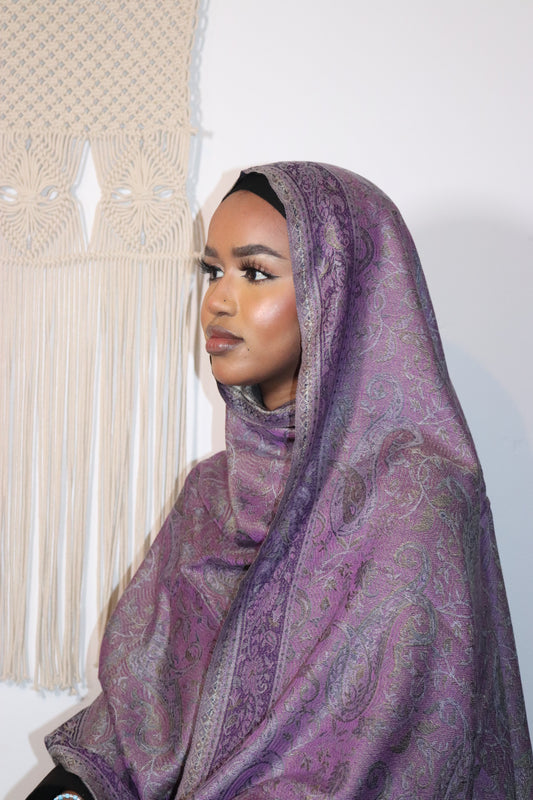 WARM PURPLE PASHMINA
